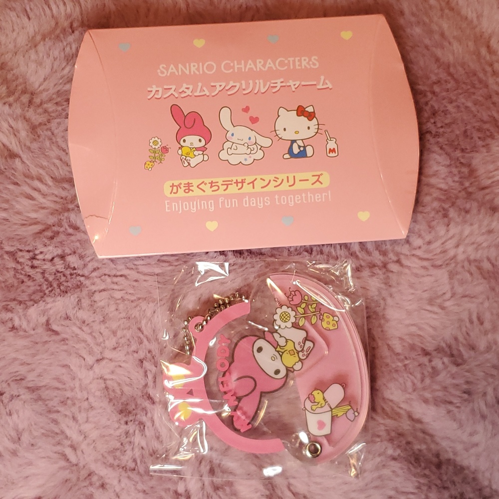 My melody coin purse acrylic keychain